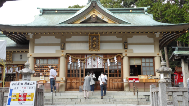 白山宮（愛知）の風景