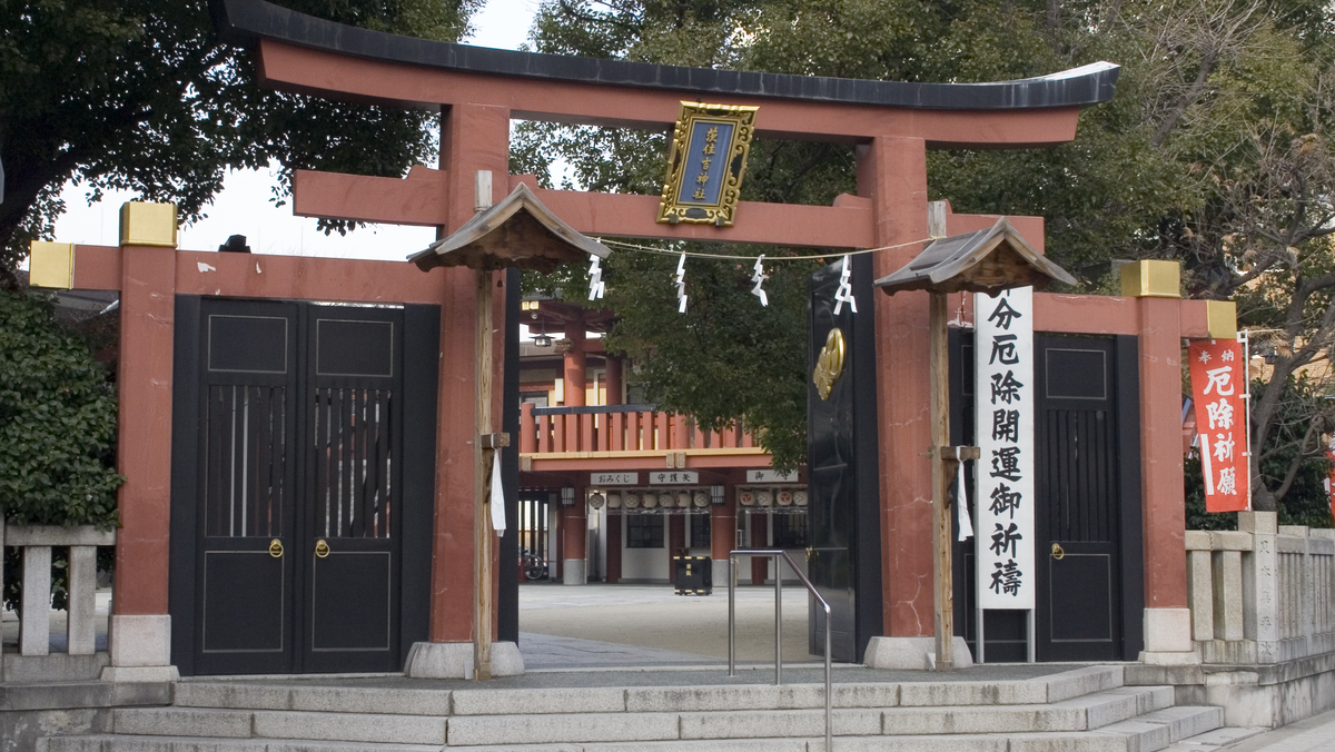 茨住吉神社（大阪）の風景