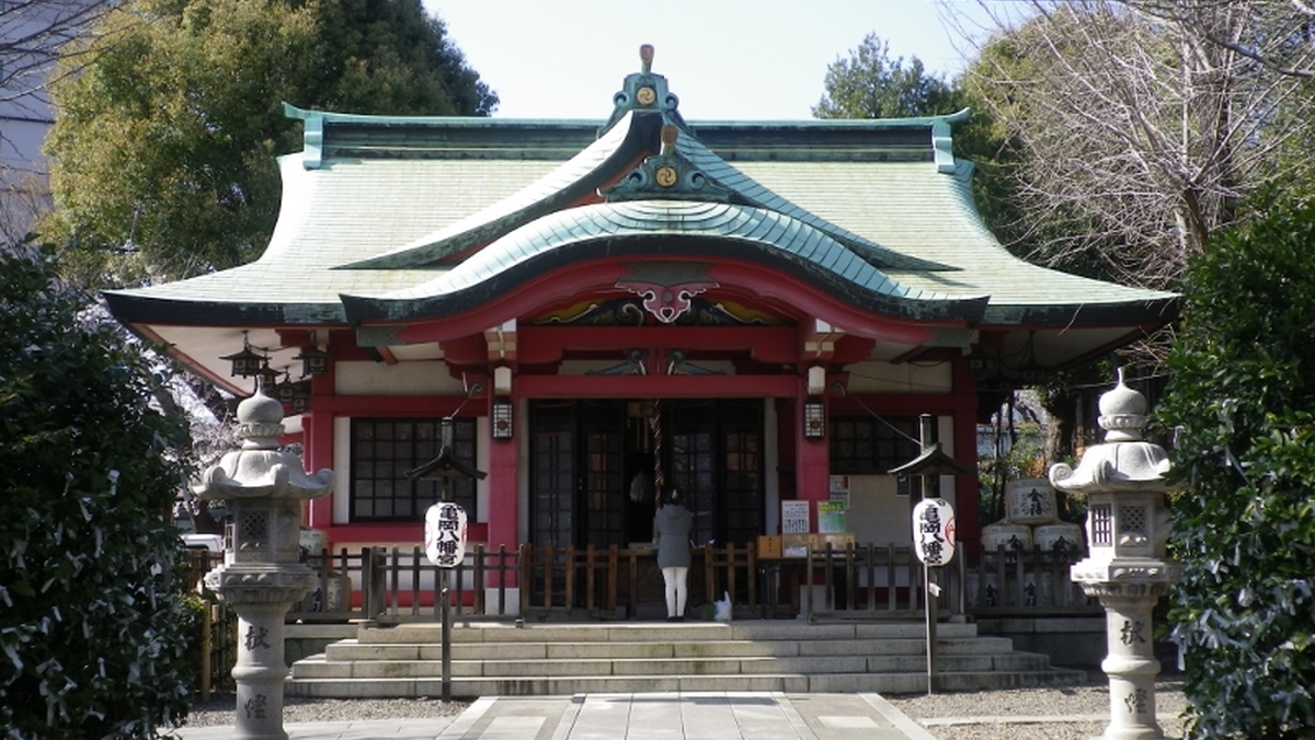 市谷亀岡八幡宮（東京）の風景
