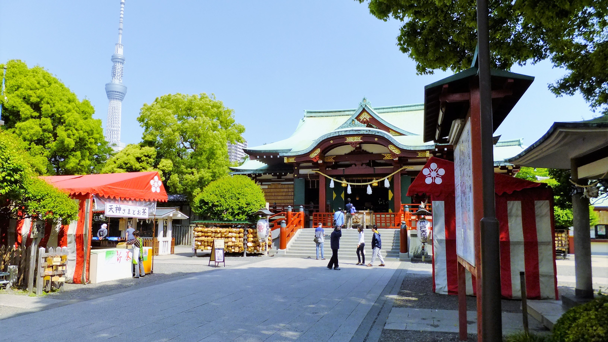 亀戸天神社（東京）の風景
