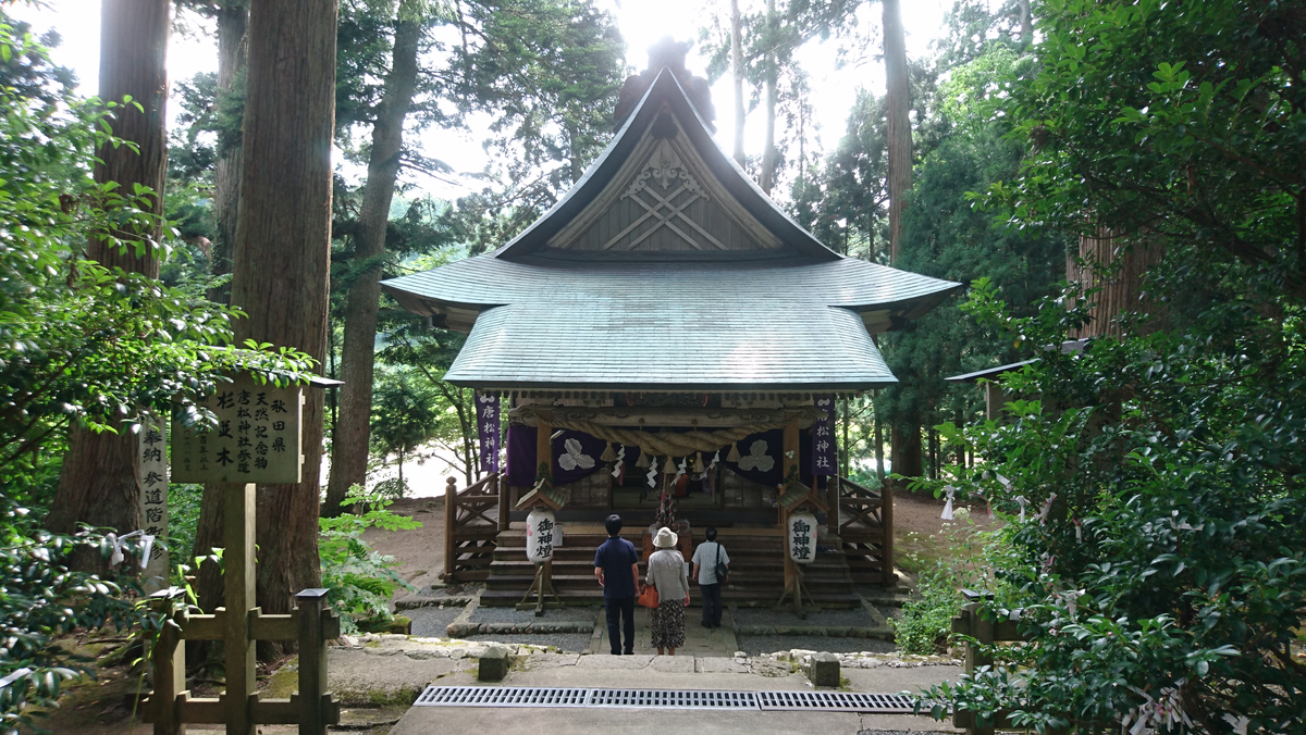 唐松神社（秋田）の風景