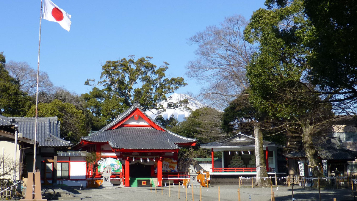 米之宮浅間神社（静岡）の風景