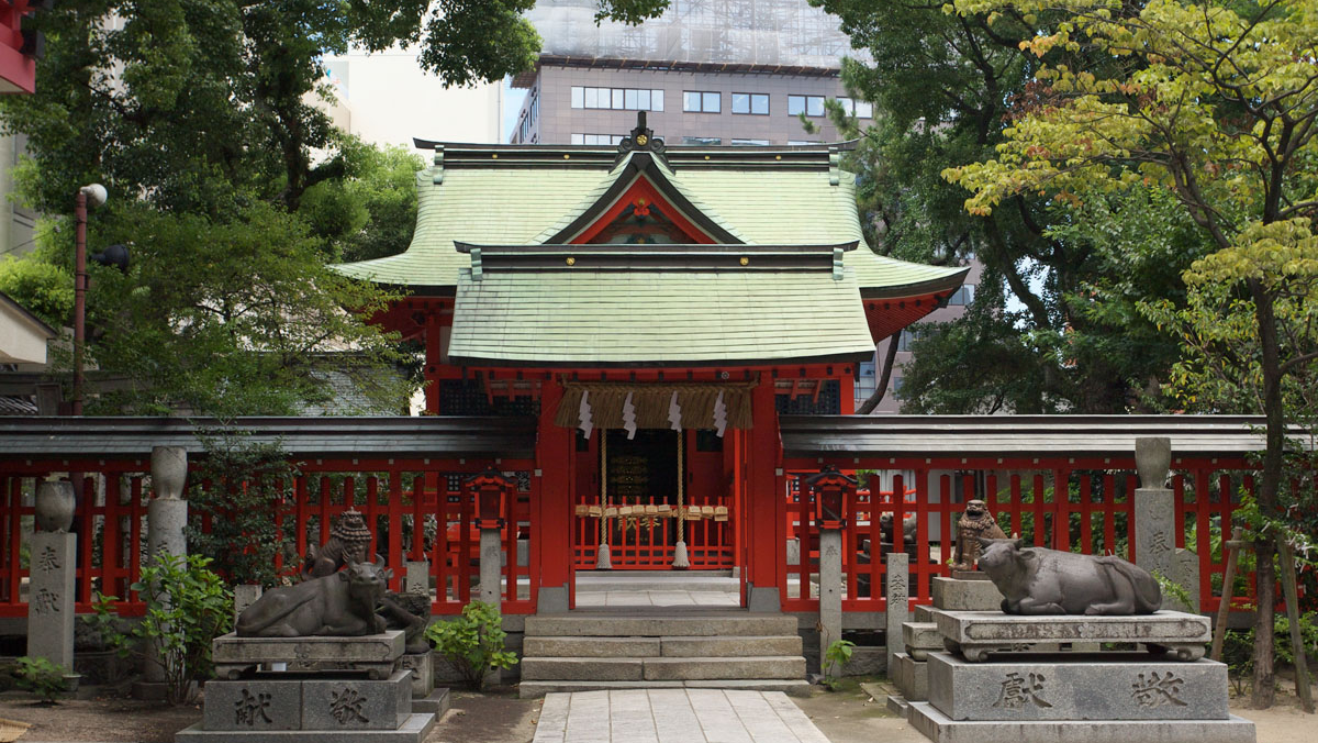 水鏡天満宮（福岡）の風景