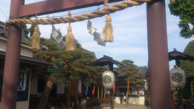 西宮神社（長野）の風景