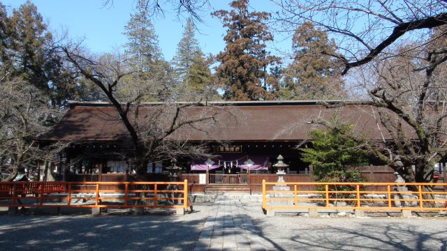 大井俣窪八幡神社（山梨）の風景