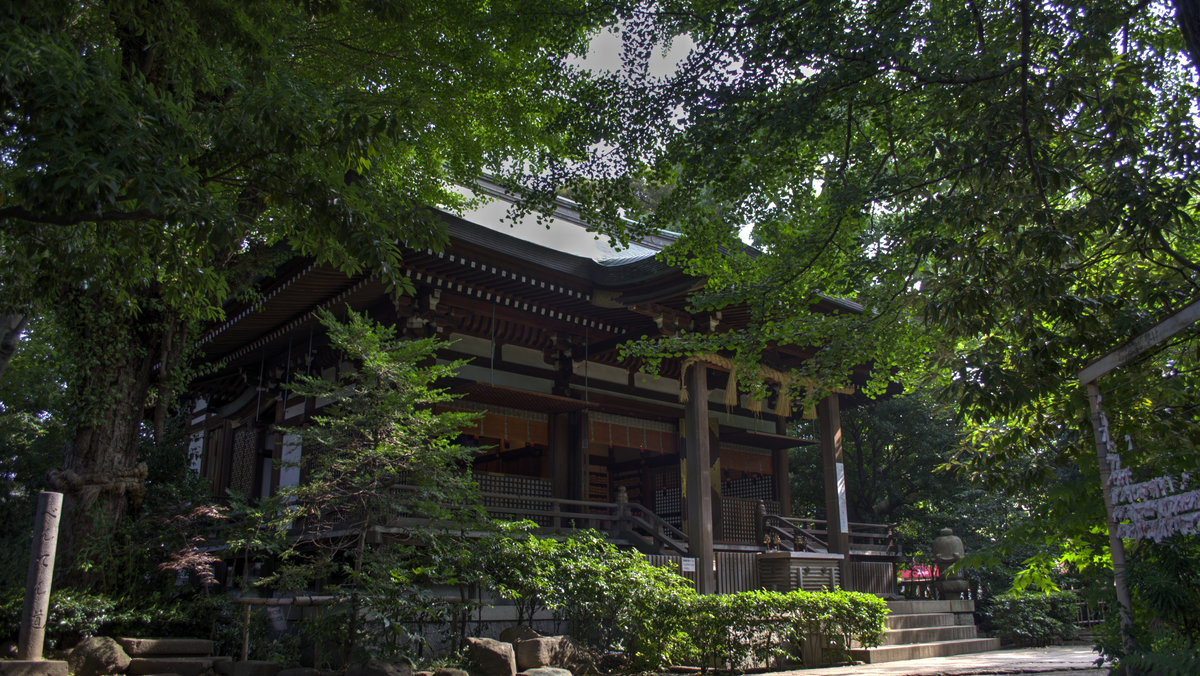 奥沢神社（東京）の風景