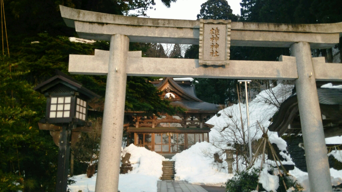 雄神神社（富山）の風景