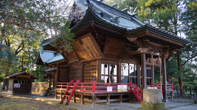 雷電神社（群馬）の風景