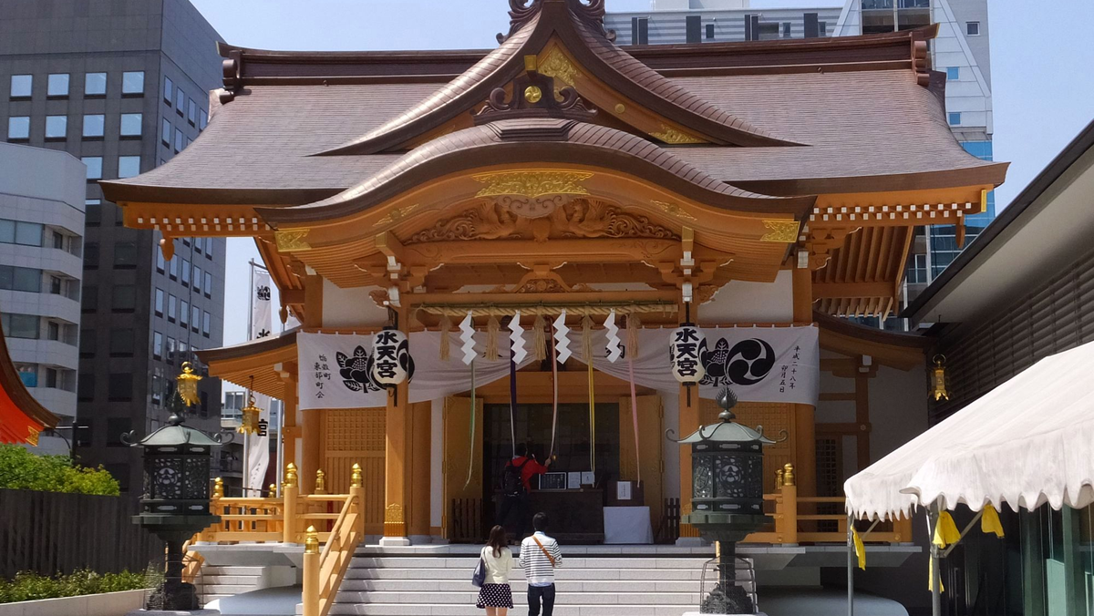 水天宮（東京）の風景