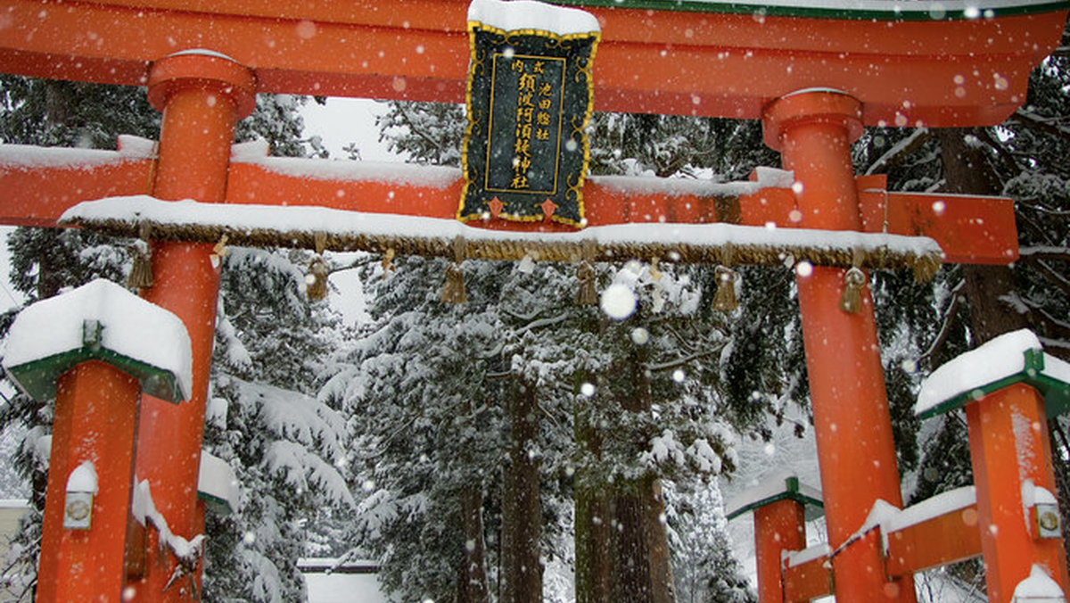 須波阿須疑神社（福井）の風景