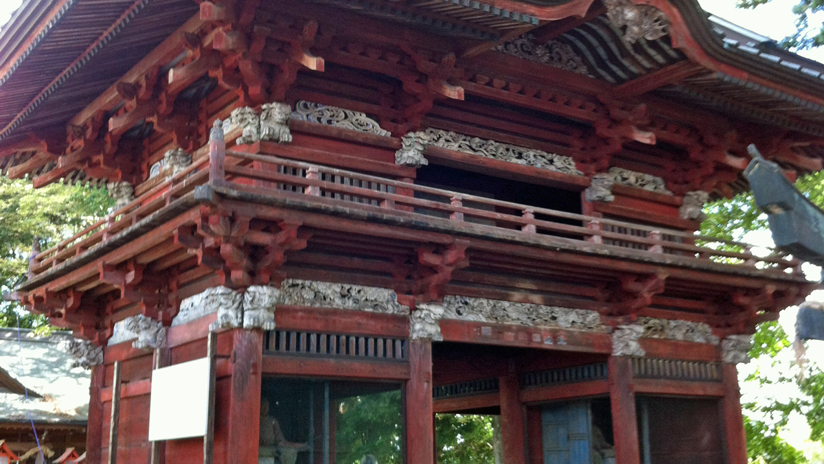 高椅神社（栃木）の風景