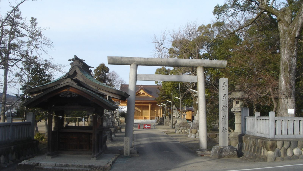 手力雄神社（岐阜）の風景