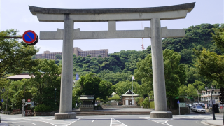照国神社（鹿児島）の風景
