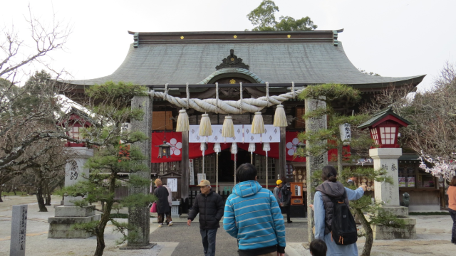 綱敷天満宮（福岡）の風景