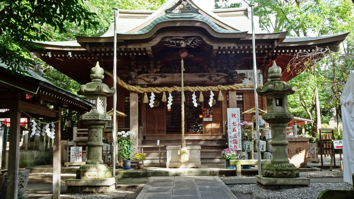 座間神社（神奈川）の風景